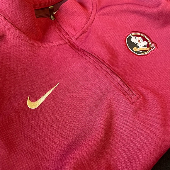 Nike Dri-Fit Florida State Seminoles Coaches Sideline Quarter Zip Pullover XL - Picture 6 of 10